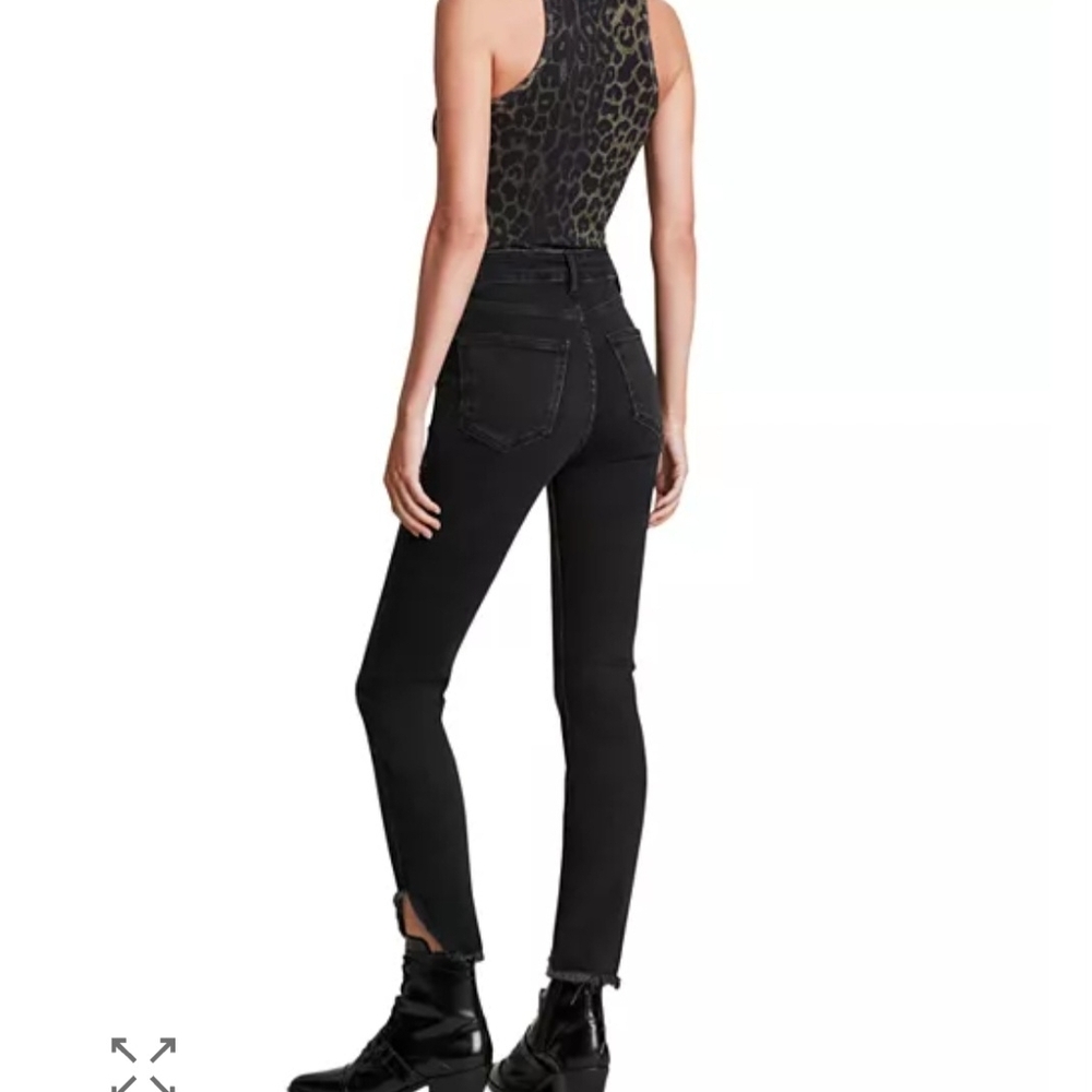 All Saints Charcoal Skinny Jeans